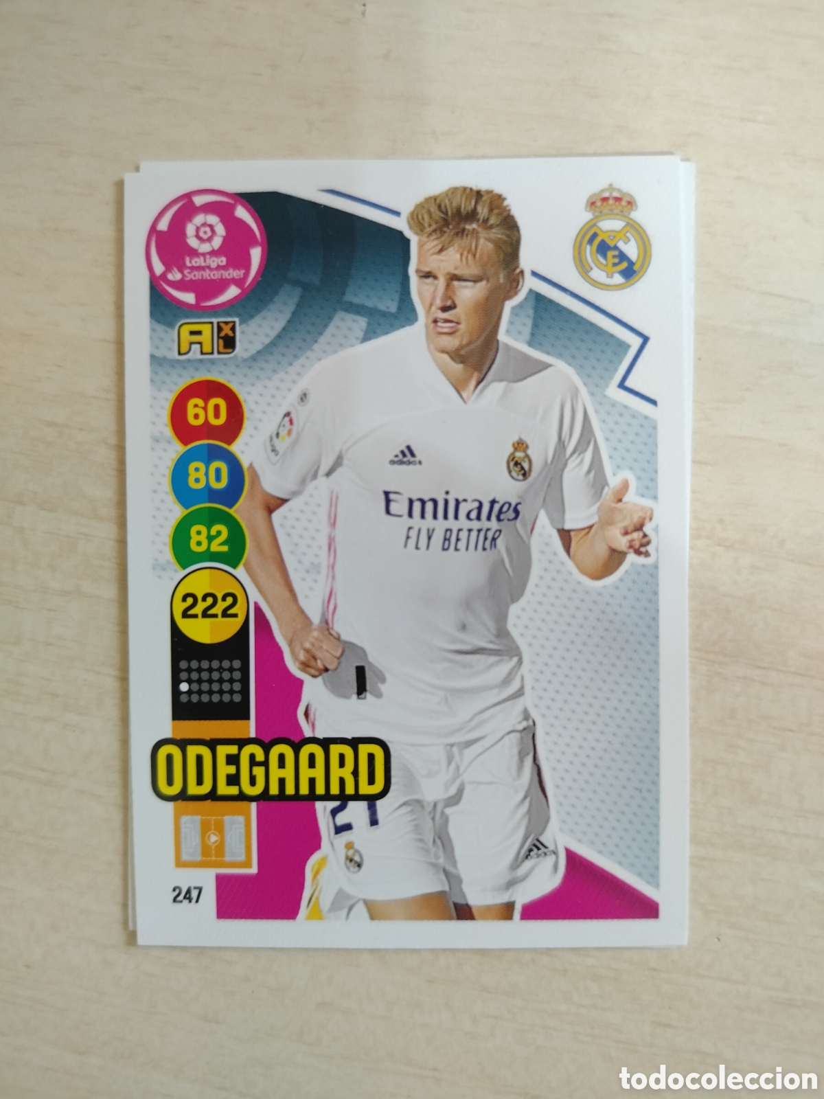 Cromos de F&uacute;tbol: ODEGAARD 247 ADRENALYN 2020 2021 20 21