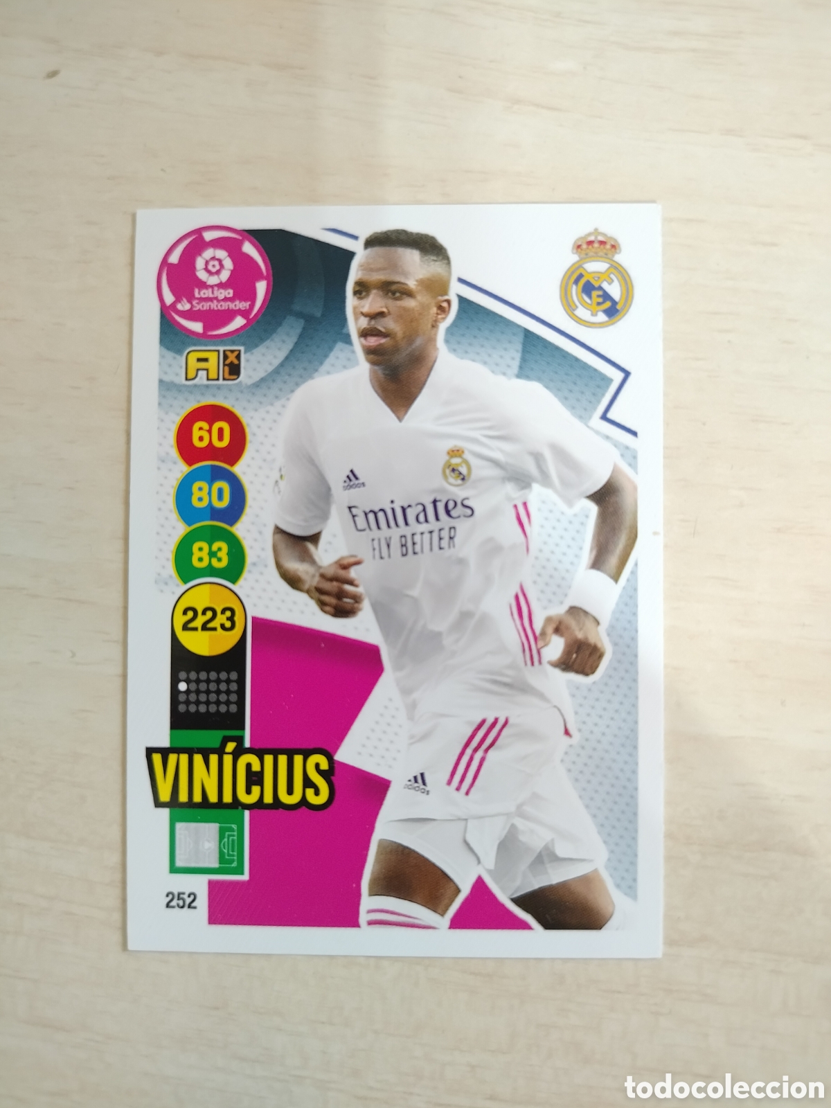 Figurine di Calcio: VINICIUS 252 ADRENALYN 2020 2021 20 21