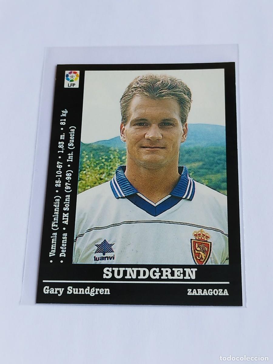 Figurine di Calcio: SUNDGREN #58 REAL ZARAGOZA - LA LIGA 2000 2001 - PANINI SPORTS 00 01 NUNCA PEGADO