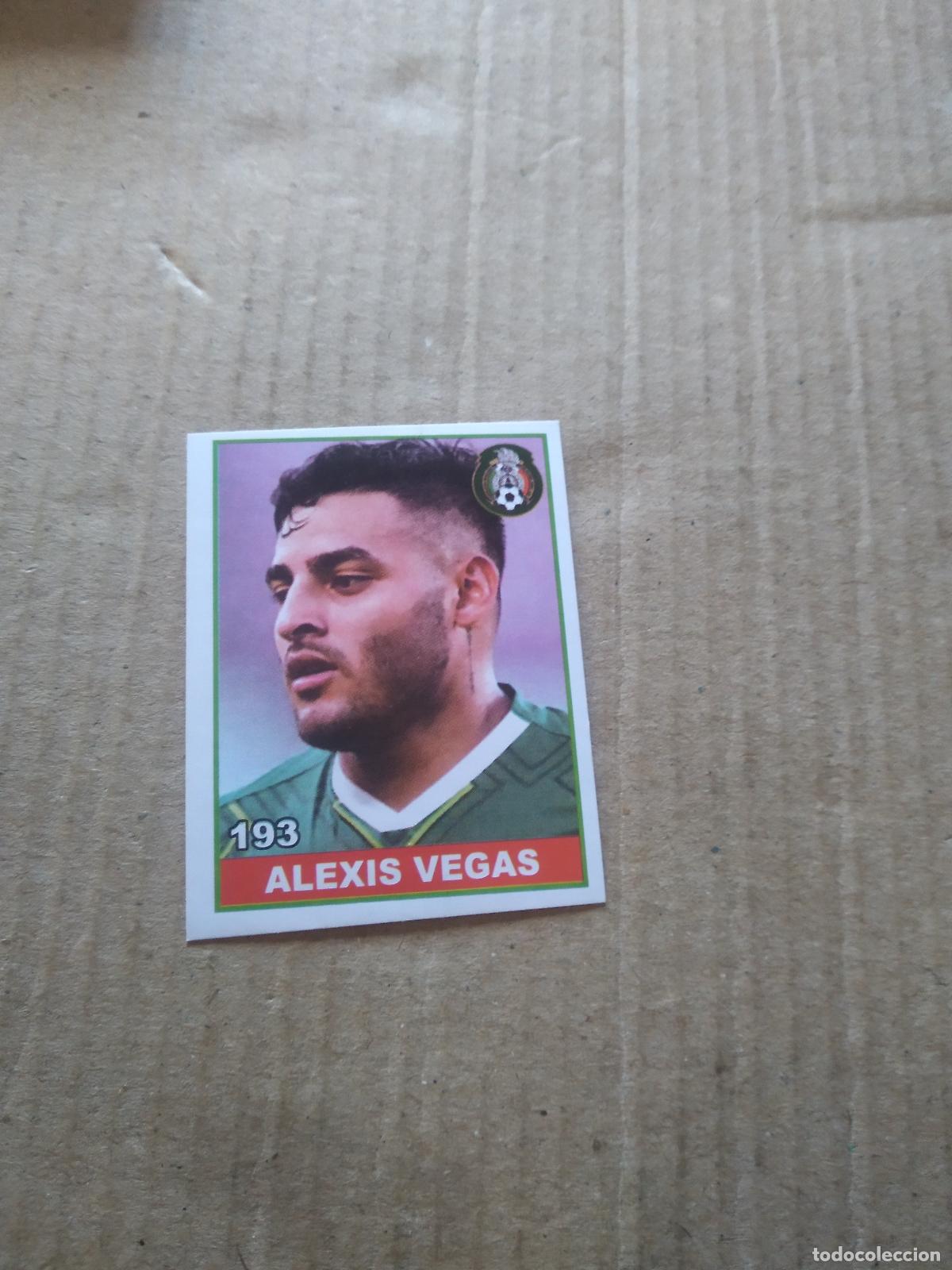 Cromos de F&uacute;tbol: 193 ALEXIS VEGAS MEXICO CROMO FUTBOL MUNDIAL 2022 WORLD CUP COPA DEL MUNDO EDITADO EN BRASIL