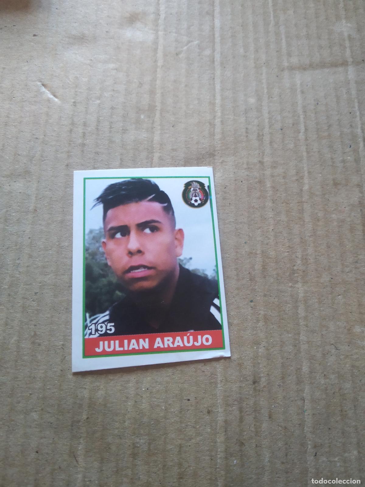 Cromos de F&uacute;tbol: 195 JULIAN ARAUJO MEXICO CROMO FUTBOL MUNDIAL 2022 WORLD CUP COPA DEL MUNDO EDITADO EN BRASIL