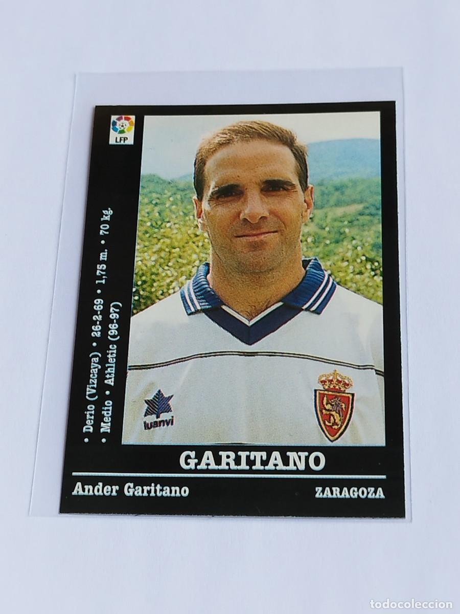 Cromos de F&uacute;tbol: GARITANO #62 REAL ZARAGOZA - LA LIGA 2000 2001 - PANINI SPORTS 00 01 NUNCA PEGADO