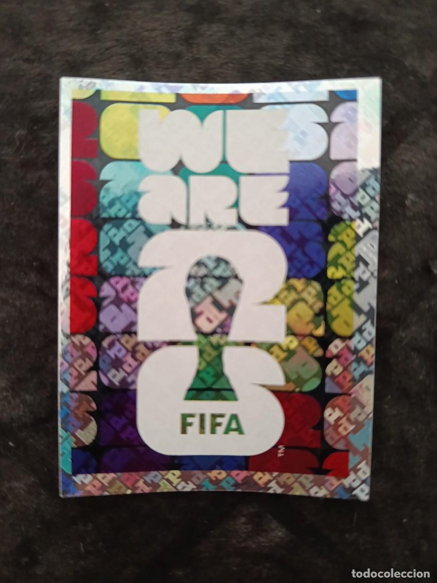 Figurine di Calcio: FIFA WORLD CUP 2026 PANINI. #FWC4 LOGO &rdquo;WE ARE FIFA&rdquo;