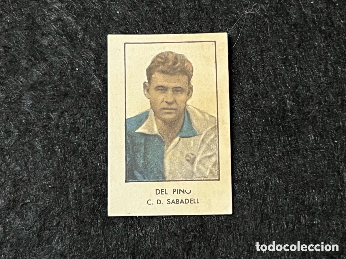 Cromos de F&uacute;tbol: CROMO DEL PINO CD SABADELL ALBUM FUT-BOL LIGA 1943-44 MANUFACTURAS OISEMEN, MOLINA DE SEGURA RARO.
