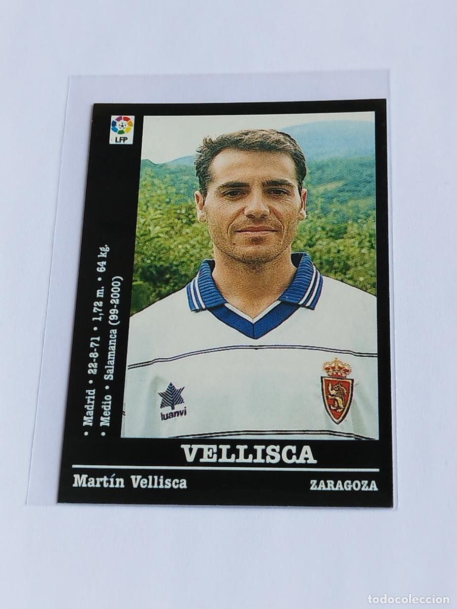 Cromos de F&uacute;tbol: VELLISCA #64 REAL ZARAGOZA - LA LIGA 2000 2001 - PANINI SPORTS 00 01 NUNCA PEGADO