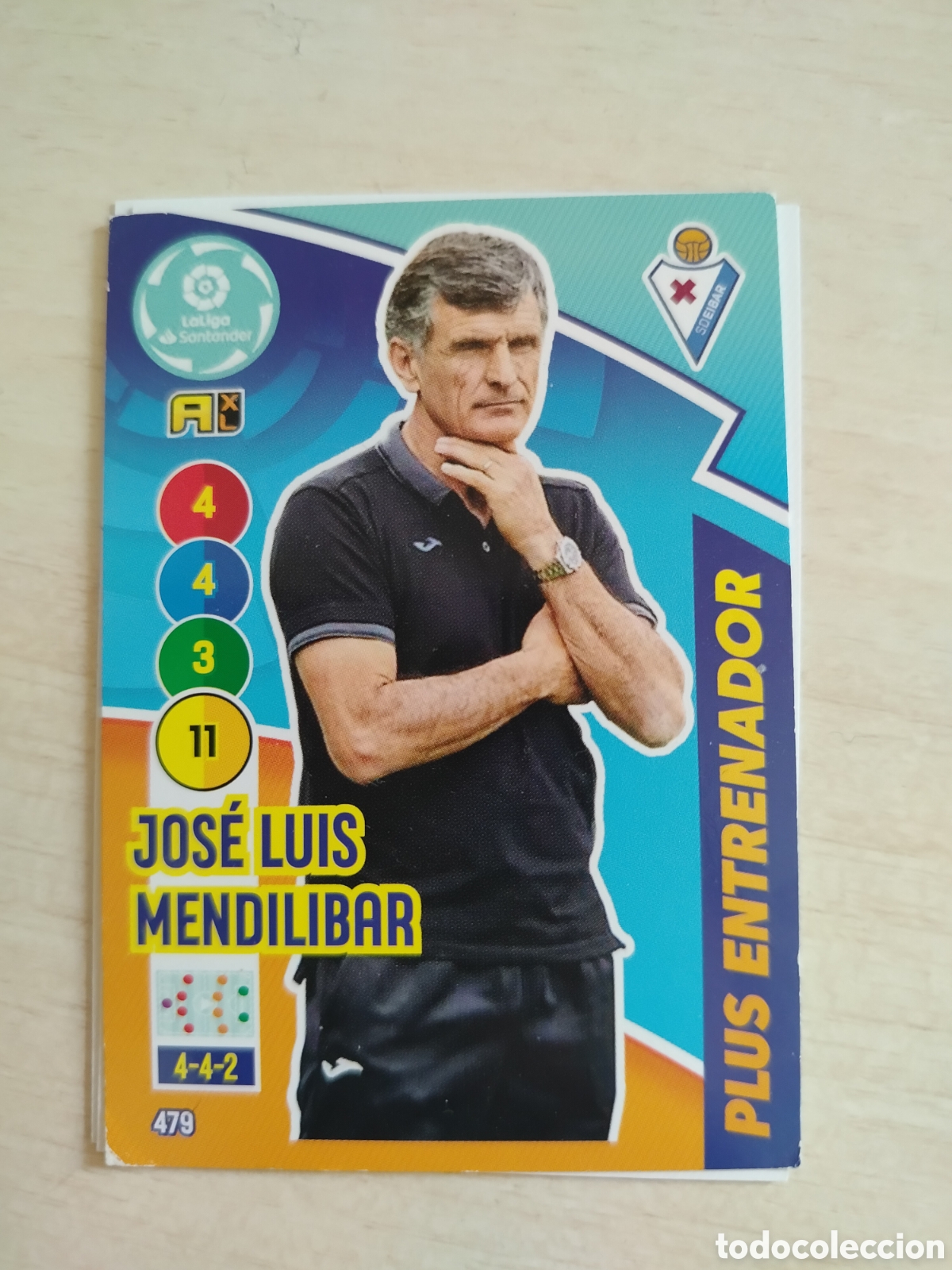 Cromos de F&uacute;tbol: MENDILIBAR ENTRENADOR 479 ADRENALYN 2020 2021 20 21