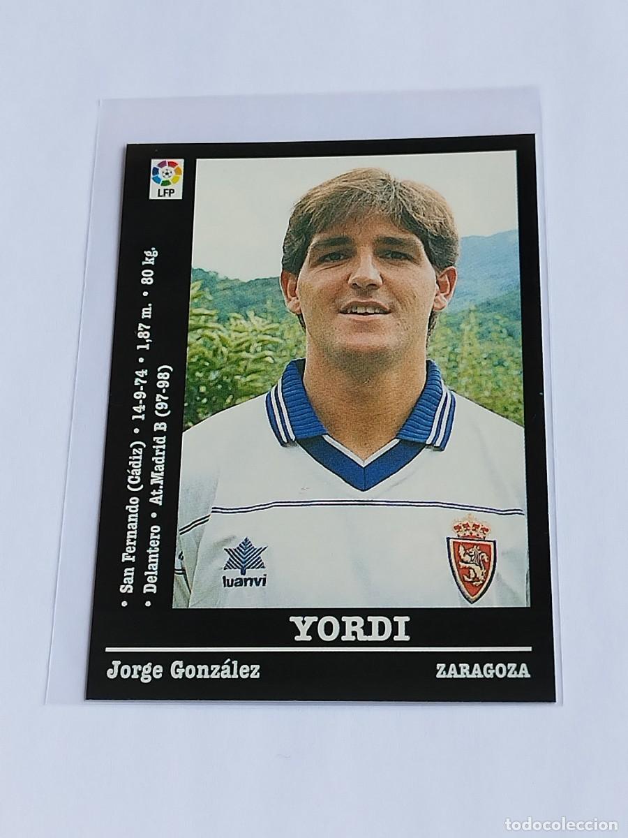 Fu&szlig;ball-Sticker: YORDI #67 REAL ZARAGOZA - LA LIGA 2000 2001 - PANINI SPORTS 00 01 NUNCA PEGADO
