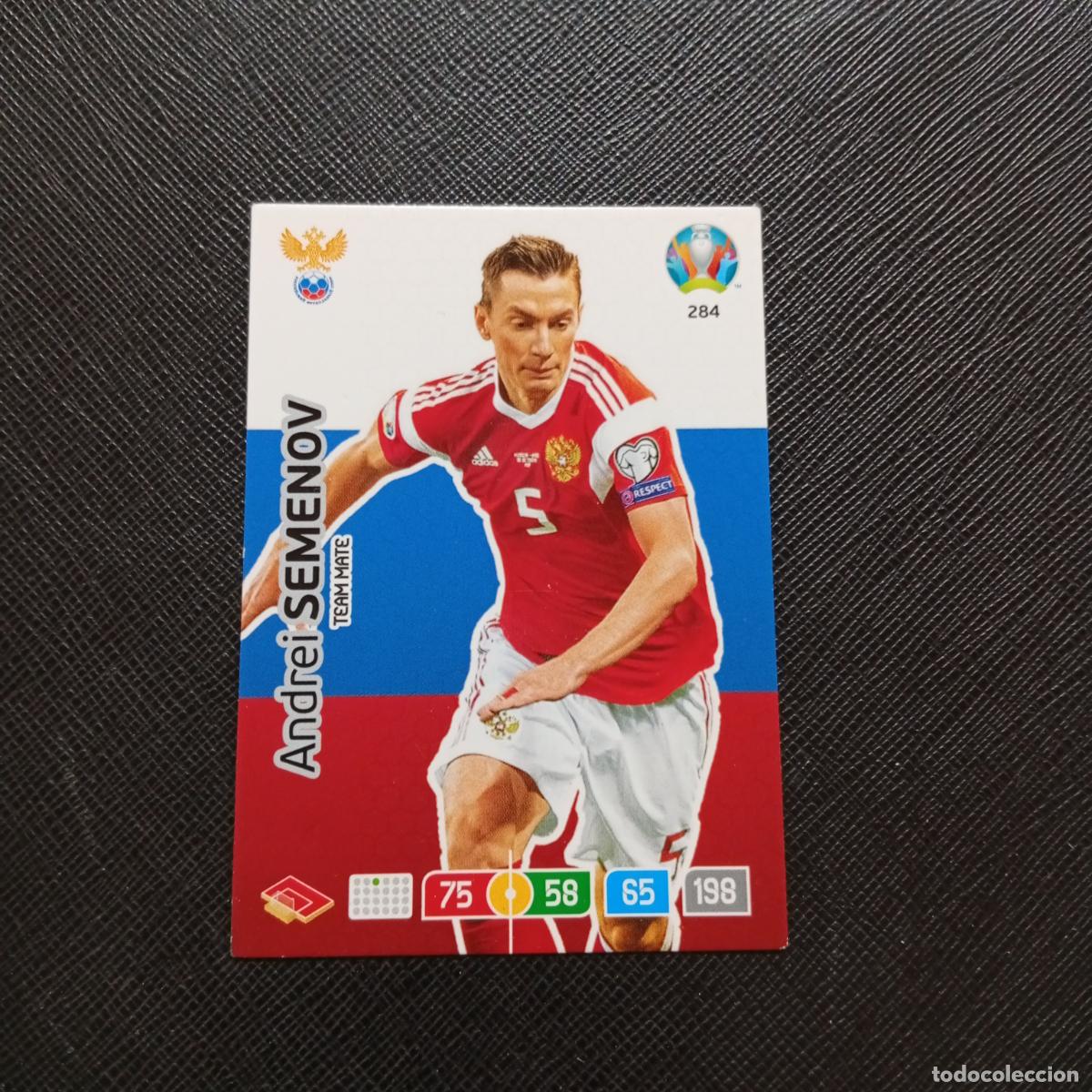 Cromos de F&uacute;tbol: 284 SEMEDOV RUSIA PANINI ADRENALYN XL UEFA EURO 2020 CROMO FUTBOL 20- A209 PG13