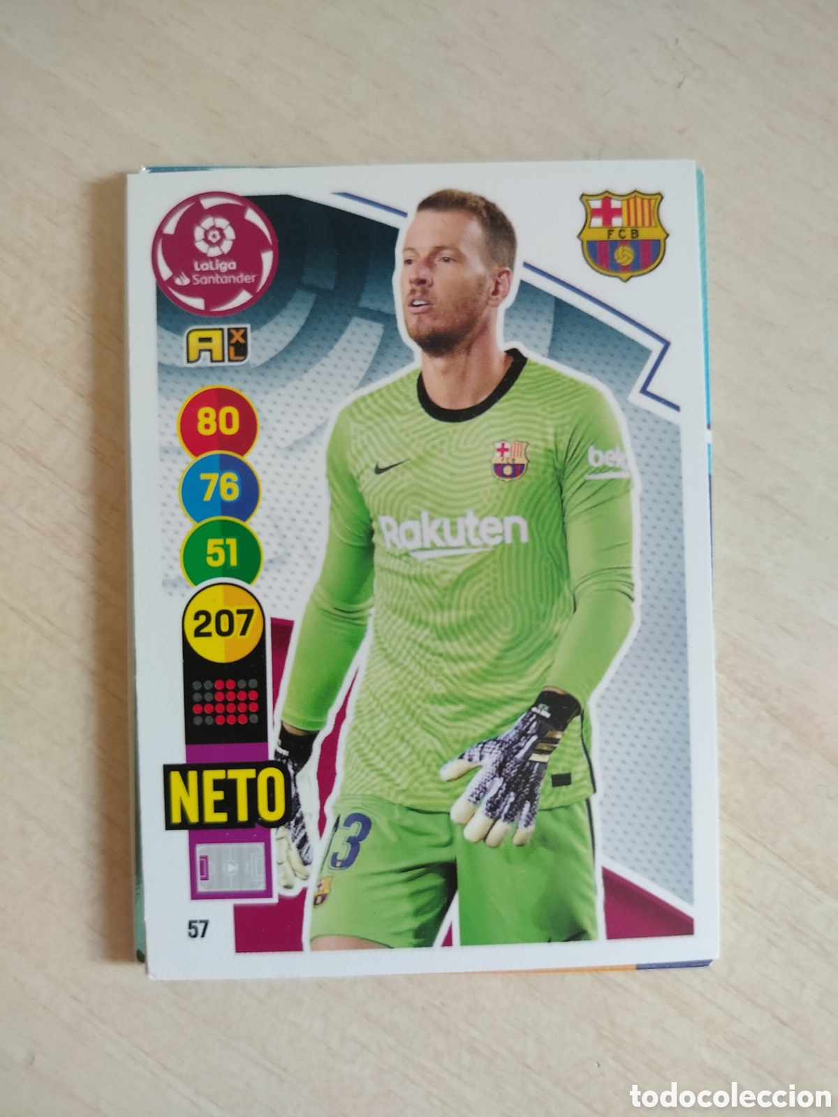 Cromos de F&uacute;tbol: NETO 57 ADRENALYN 2020 2021 20 21