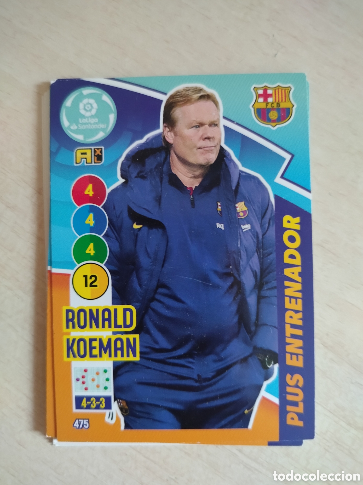 Cromos de F&uacute;tbol: KOEMAN ENTRENADOR 475 ADRENALYN 2020 2021 20 21
