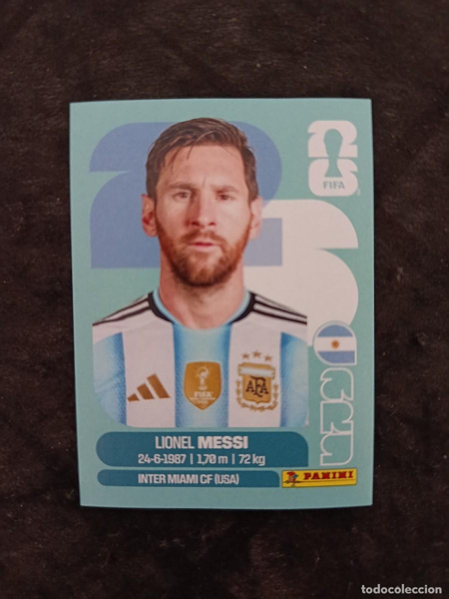 Fu&szlig;ball-Sticker: FIFA WORLD CUP 2026 PANINI. #ARG 17. LIONEL MESSI. ARGENTINA