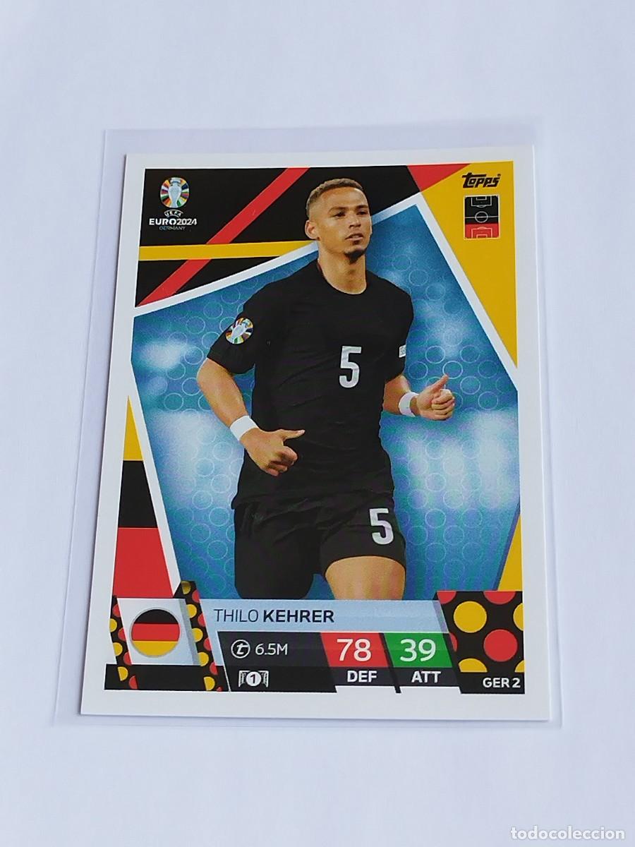 Cromos de F&uacute;tbol: KEHRER #GER 2 ALEMANIA - TOPPS EUROCOPA 2024 MATCH ATTAX - UEFA EURO GERMANY 24 GER2
