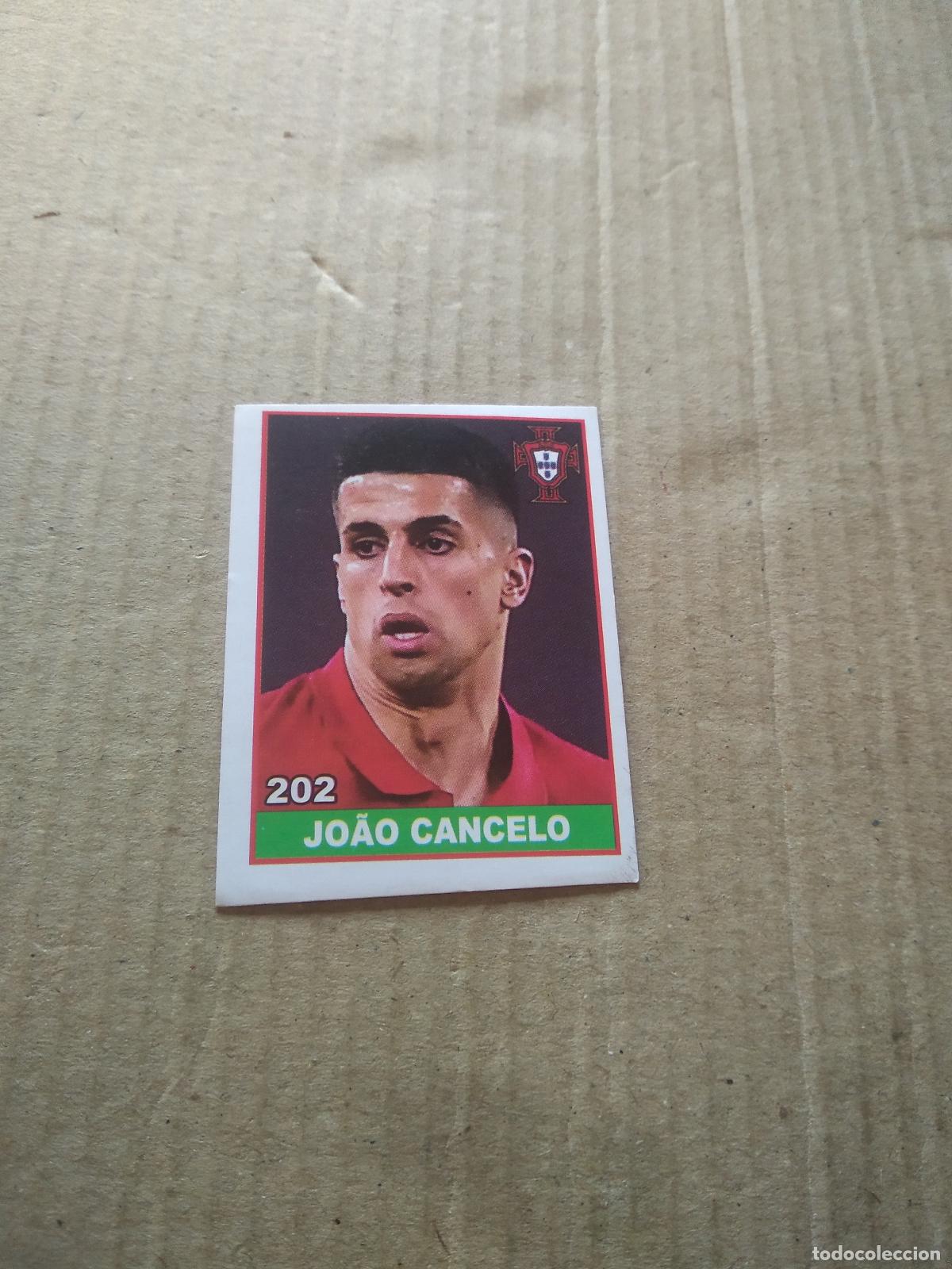 Cromos de F&uacute;tbol: 202 JOAO CANCELO PORTUGAL CROMO FUTBOL MUNDIAL 2022 WORLD CUP COPA DEL MUNDO EDITADO EN BRASIL