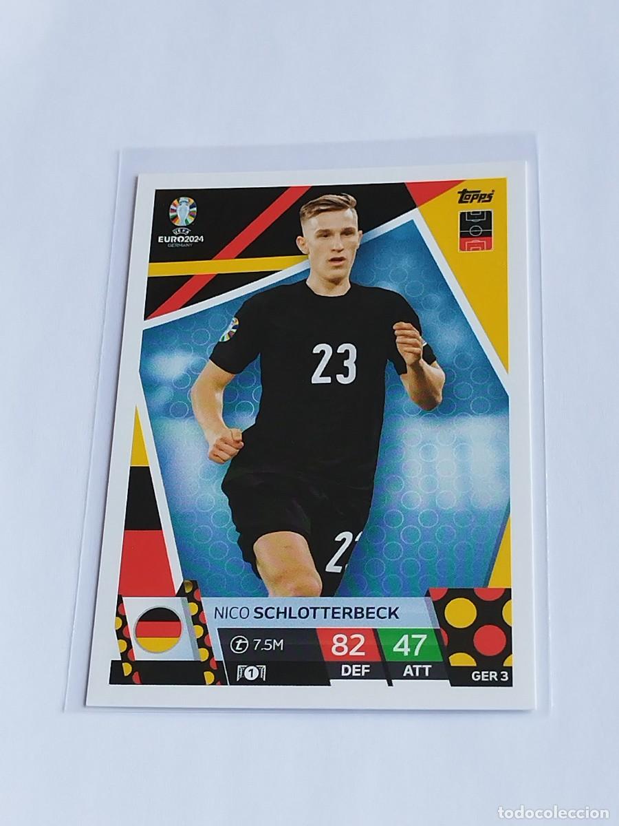Cromos de Futebol: SCHLOTTERBECK #GER 3 ALEMANIA - TOPPS EUROCOPA 2024 MATCH ATTAX - UEFA EURO GERMANY 24 GER3