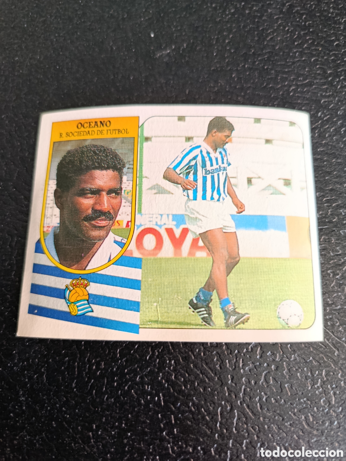Cromos de Futebol: OCEANO COLOCA REAL SOCIEDAD DESPEGADO ED ESTE LIGA 91 92 1991 1992