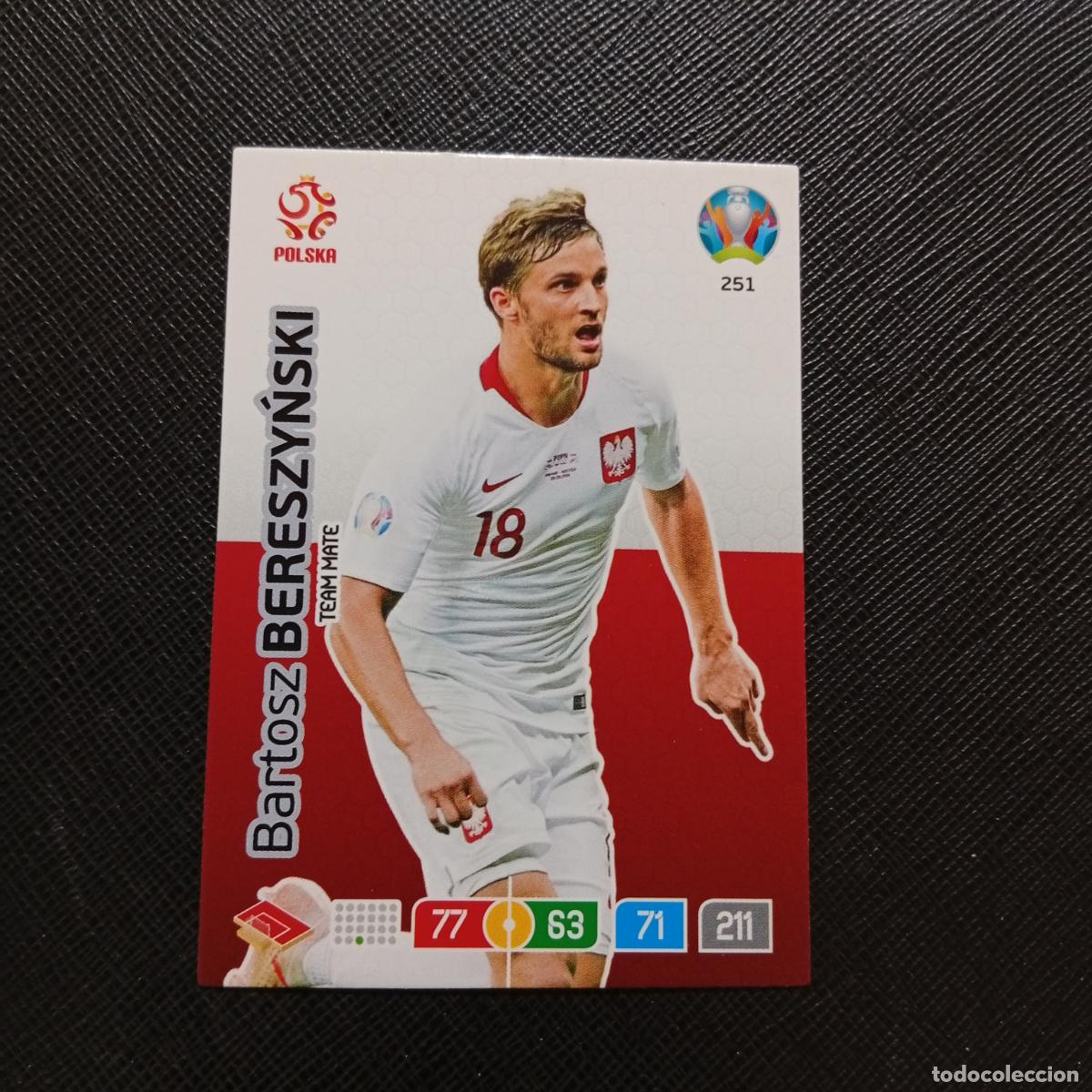 Cromos de Futebol: 251 BERESZYNSKI POLONIA PANINI ADRENALYN XL UEFA EURO 2020 CROMO FUTBOL 20- A209 PG14