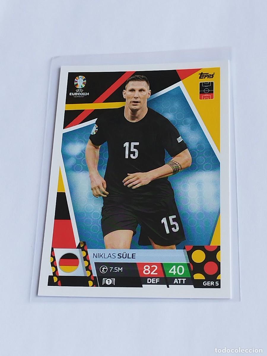 Cromos de Futebol: SULE #GER 5 ALEMANIA - TOPPS EUROCOPA 2024 MATCH ATTAX - UEFA EURO GERMANY 24 GER5