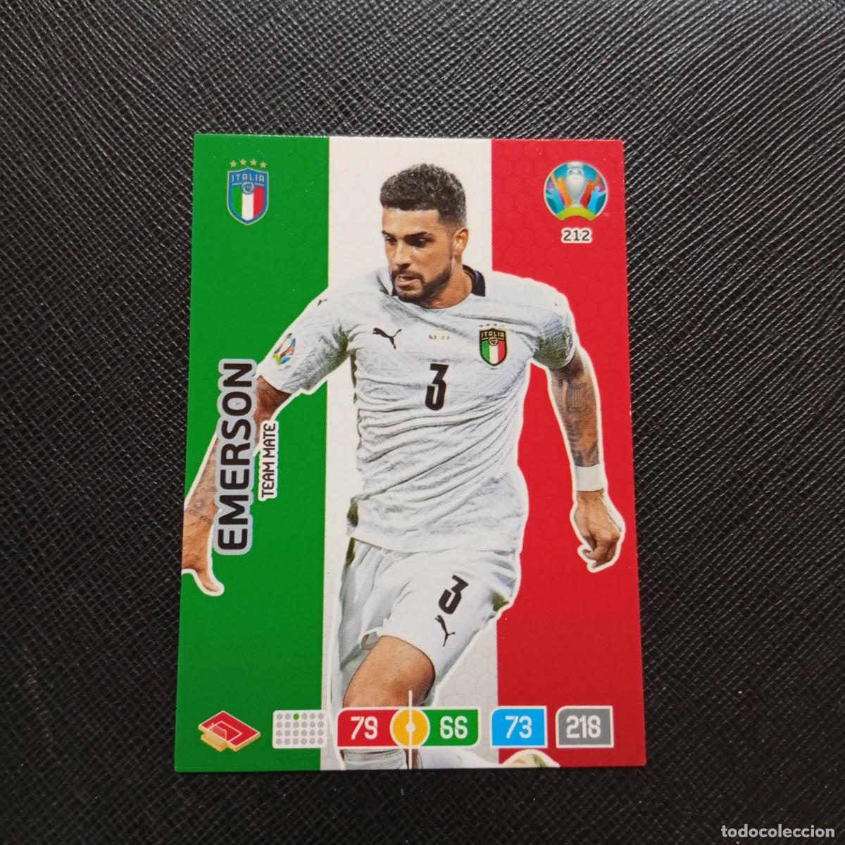 Football Stickers: 212 EMERSON ITALIA PANINI ADRENALYN XL UEFA EURO 2020 CROMO FUTBOL 20- A209 PG14