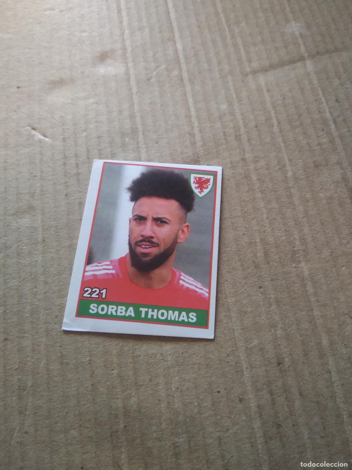 Figurine di Calcio: 221 SORBA THOMAS WALES GALES CROMO FUTBOL MUNDIAL 2022 WORLD CUP COPA DEL MUNDO EDITADO EN BRASIL