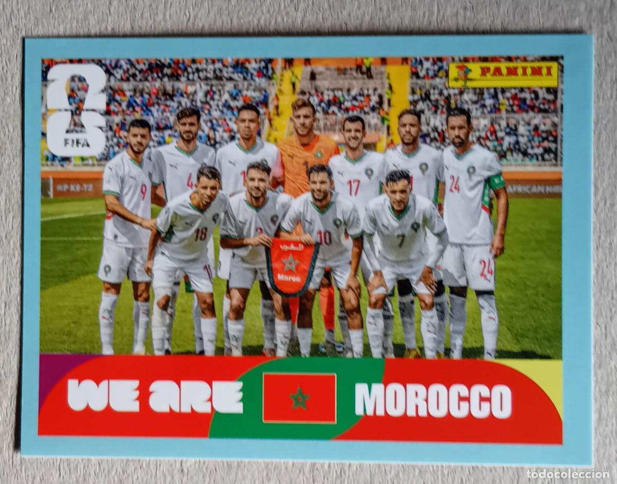 Figurine di Calcio: Figurina Panini 2026 Cromo World Cup Usa Mundial 2026 squadra alineaci&oacute;n team Morocco n MAR 13