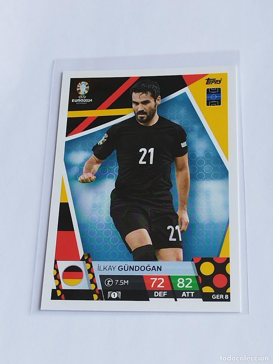 Cromos de f&uacute;tbol: GUNDOGAN #GER 8 ALEMANIA - TOPPS EUROCOPA 2024 MATCH ATTAX - UEFA EURO GERMANY 24 GER8