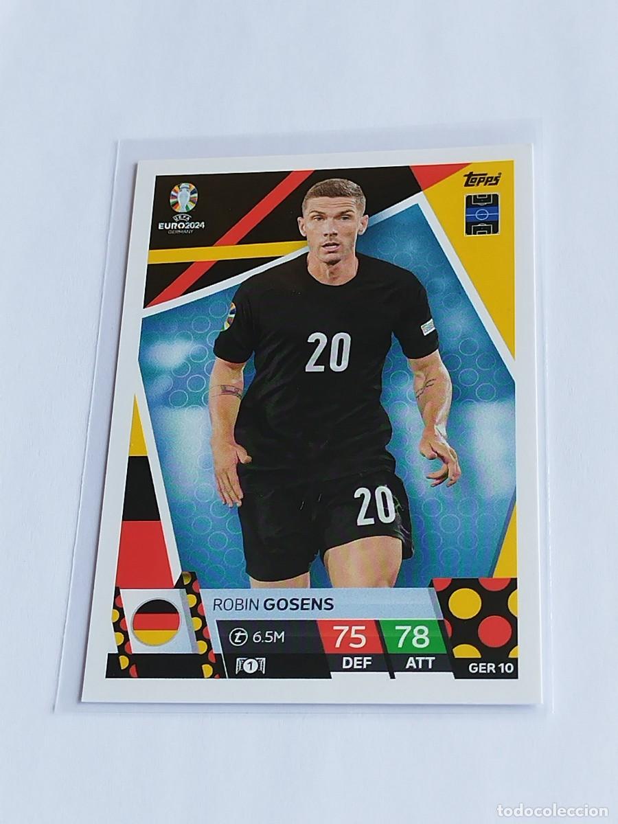 Cromos de f&uacute;tbol: GOSENS #GER 10 ALEMANIA - TOPPS EUROCOPA 2024 MATCH ATTAX - UEFA EURO GERMANY 24 GER10