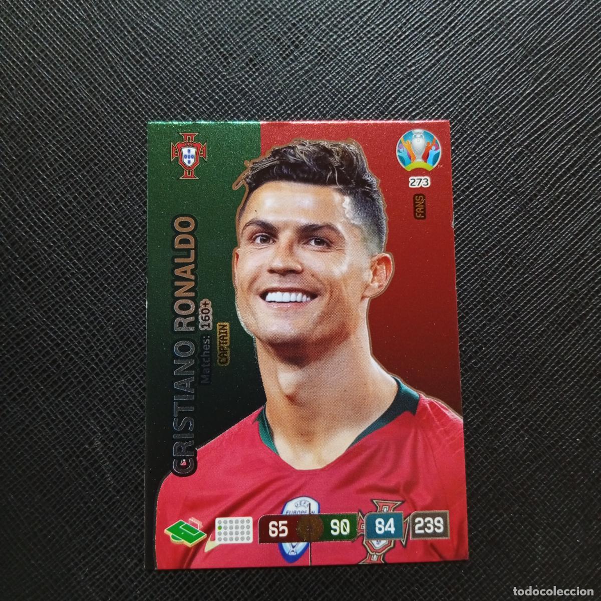 Fu&szlig;ball-Sticker: 273 CRISTIANO RONALDO PORTUGAL PANINI ADRENALYN XL UEFA EURO 2020 CROMO FUTBOL 20- A209 PG15