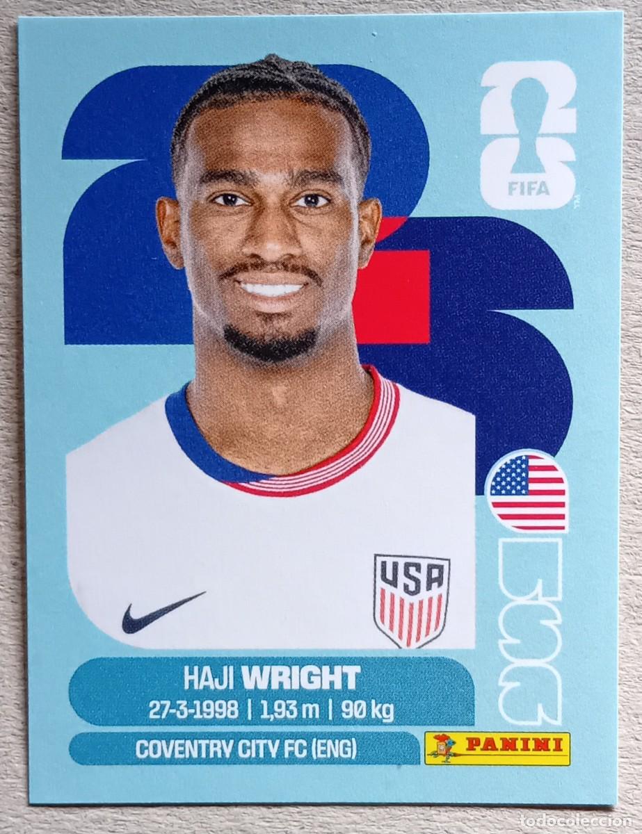 Figurine di Calcio: Figurina Panini 2026 Cromo World Cup Usa Mundial 2026 Haji Wright USA n USA 19