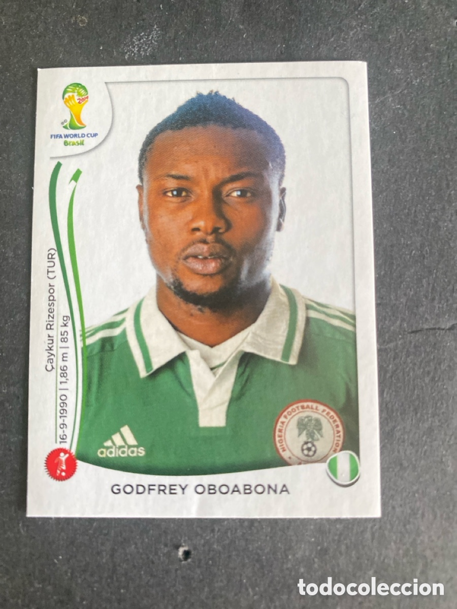 Fu&szlig;ball-Sticker: Cromo Mundial Brasil 2014 Nigeria N* 474
