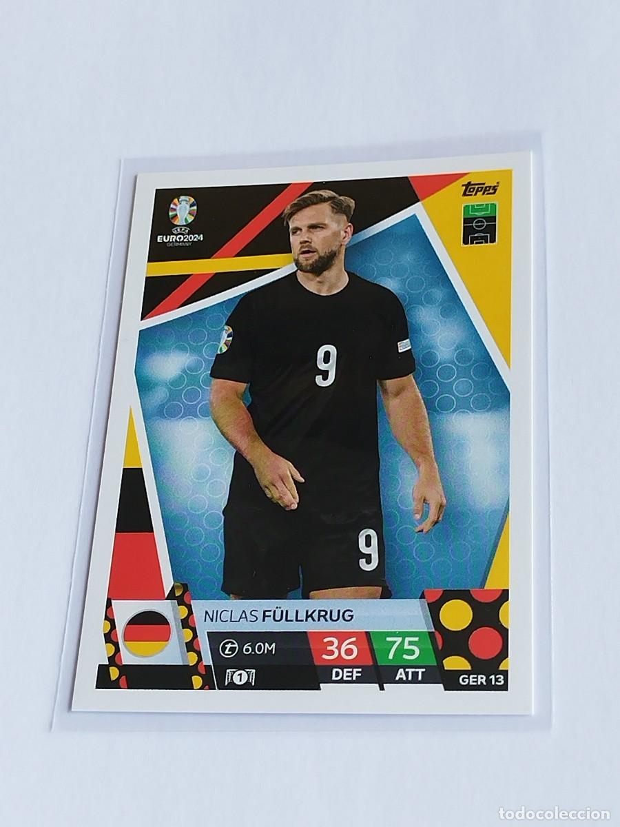 Fu&szlig;ball-Sticker: FULLKRUG #GER 13 ALEMANIA - TOPPS EUROCOPA 2024 MATCH ATTAX - UEFA EURO GERMANY 24 GER13