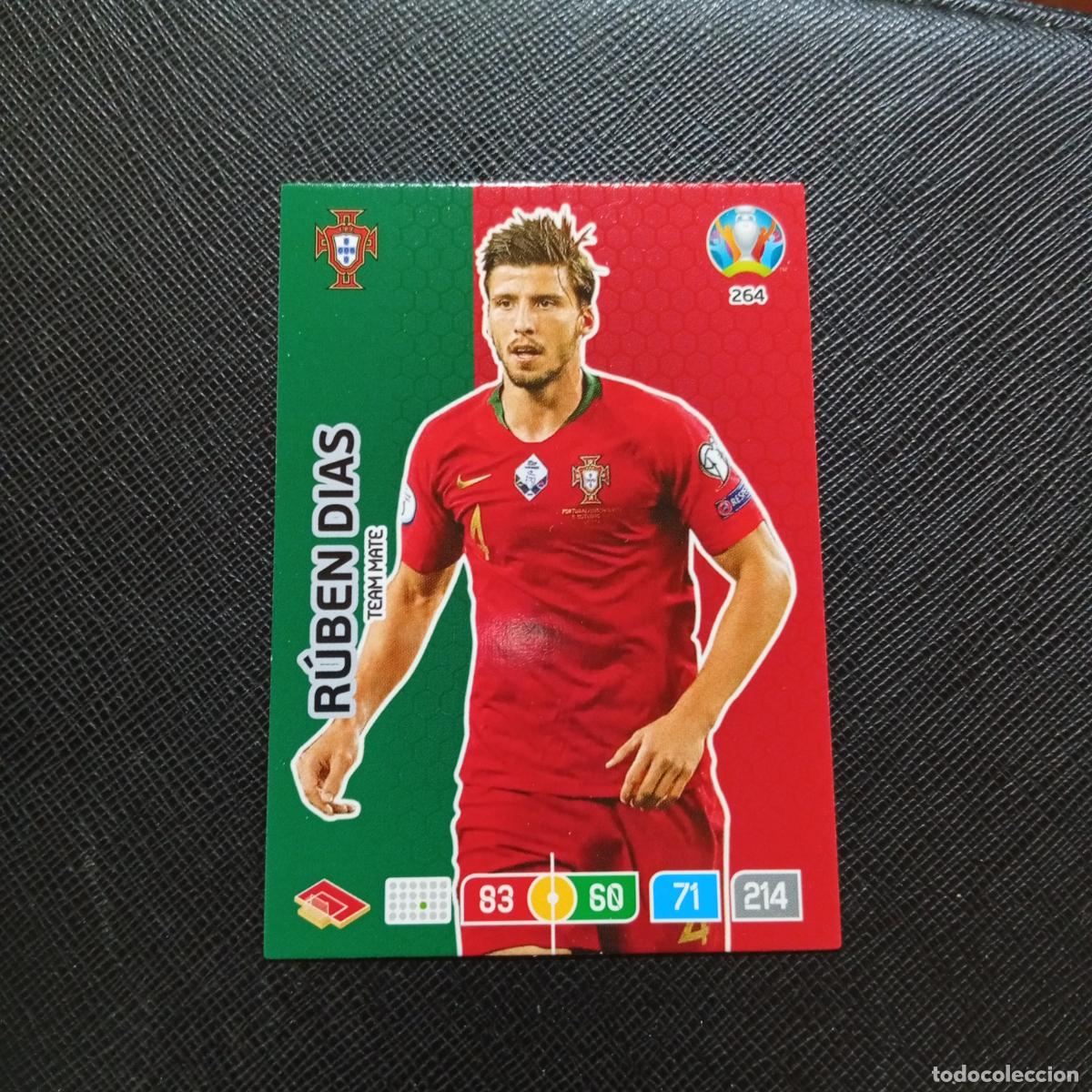 Fu&szlig;ball-Sticker: 264 RUBEN DIAS PORTUGAL PANINI ADRENALYN XL UEFA EURO 2020 CROMO FUTBOL 20- A209 PG15