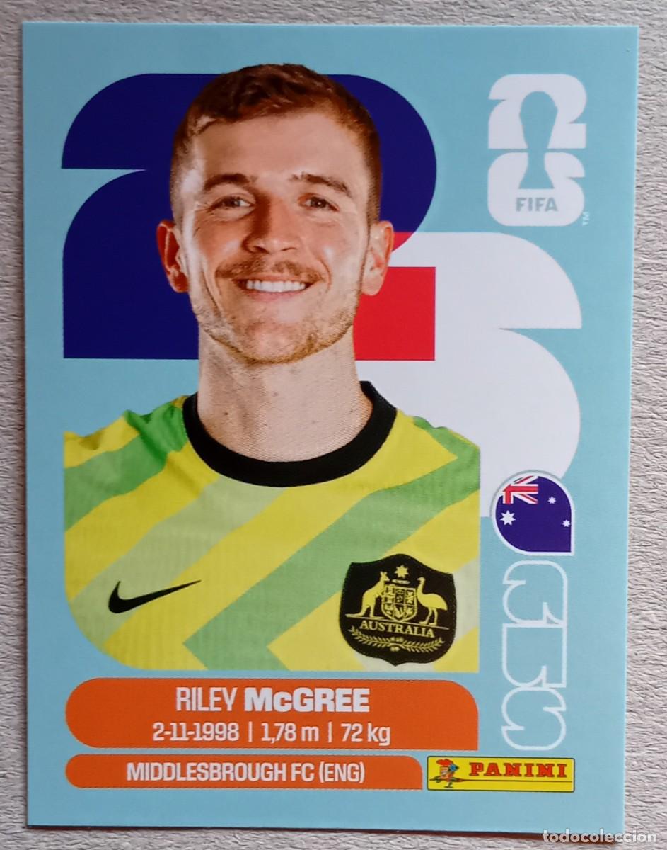 Fu&szlig;ball-Sticker: Figurina Panini 2026 Cromo World Cup Usa Mundial 2026 Riley McGree Australia n AUS 12