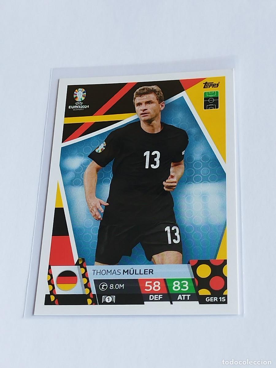 Fu&szlig;ball-Sticker: MULLER #GER 15 ALEMANIA - TOPPS EUROCOPA 2024 MATCH ATTAX - UEFA EURO GERMANY 24 GER15