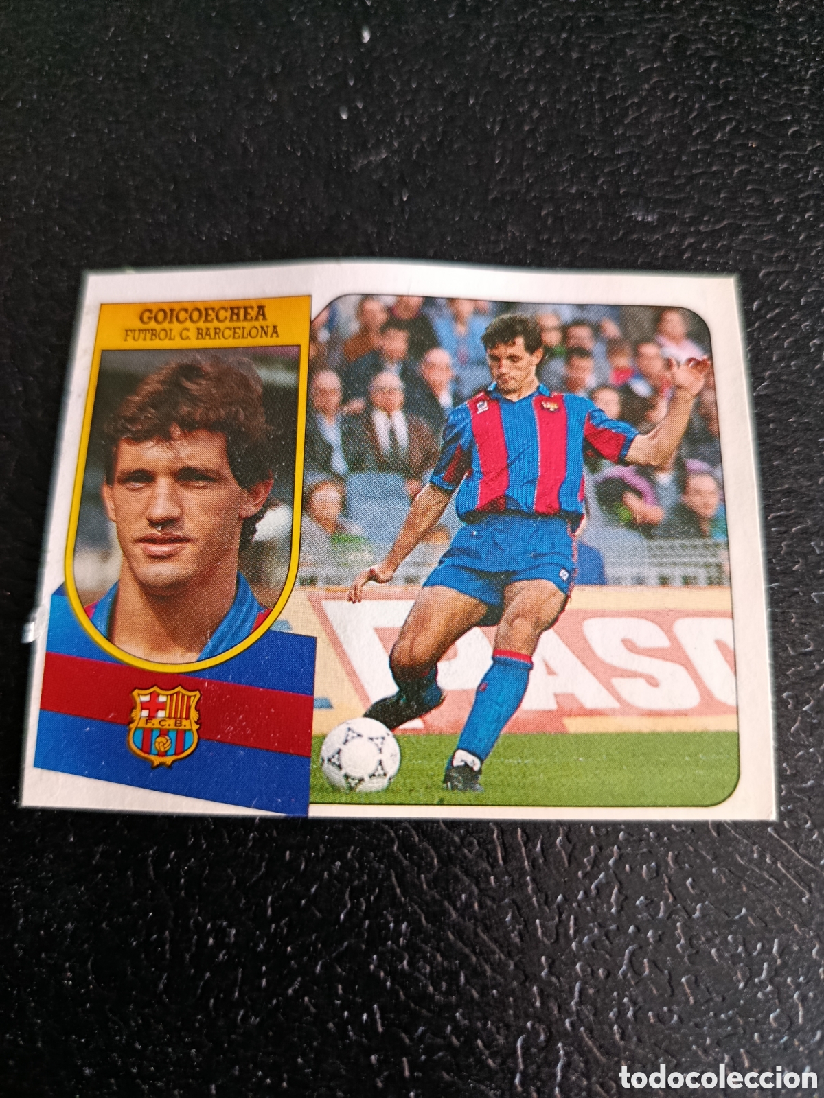 Cromos de f&uacute;tbol: LIGA ESTE 1991 1992 91 92 EDICIONES ESTE GOICOECHEA BARCELONA CARTON DESPEGADO