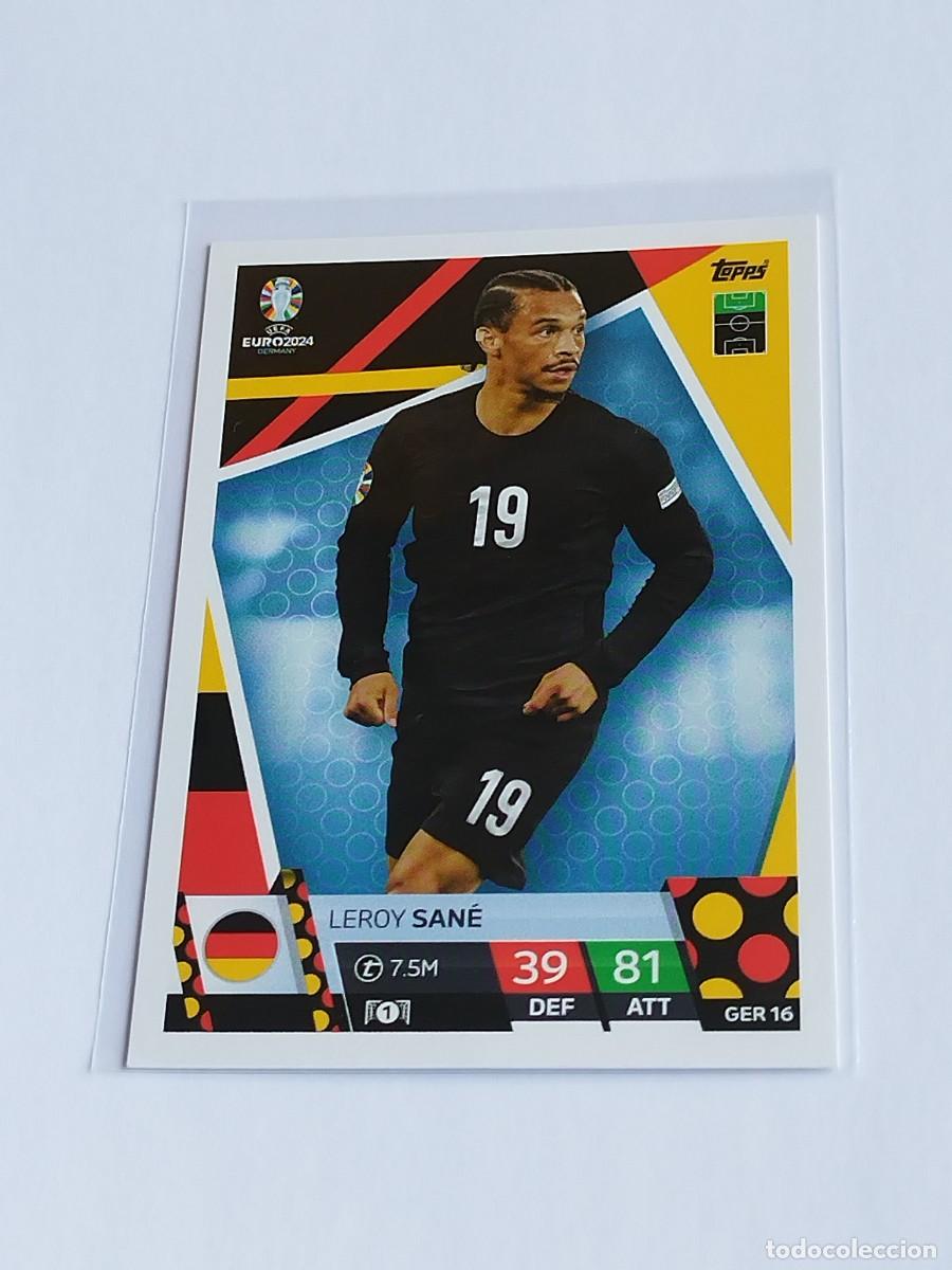 Cromos de F&uacute;tbol: SAN&Eacute; #GER 16 ALEMANIA - TOPPS EUROCOPA 2024 MATCH ATTAX - UEFA EURO GERMANY 24 GER16