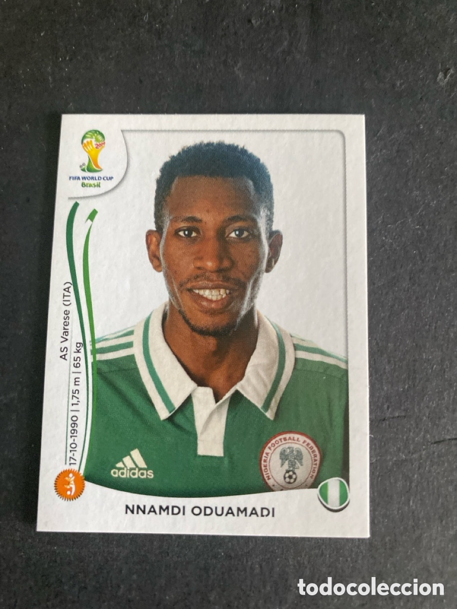 Cromos de F&uacute;tbol: Cromo Mundial Brasil 2014 Nigeria N* 483