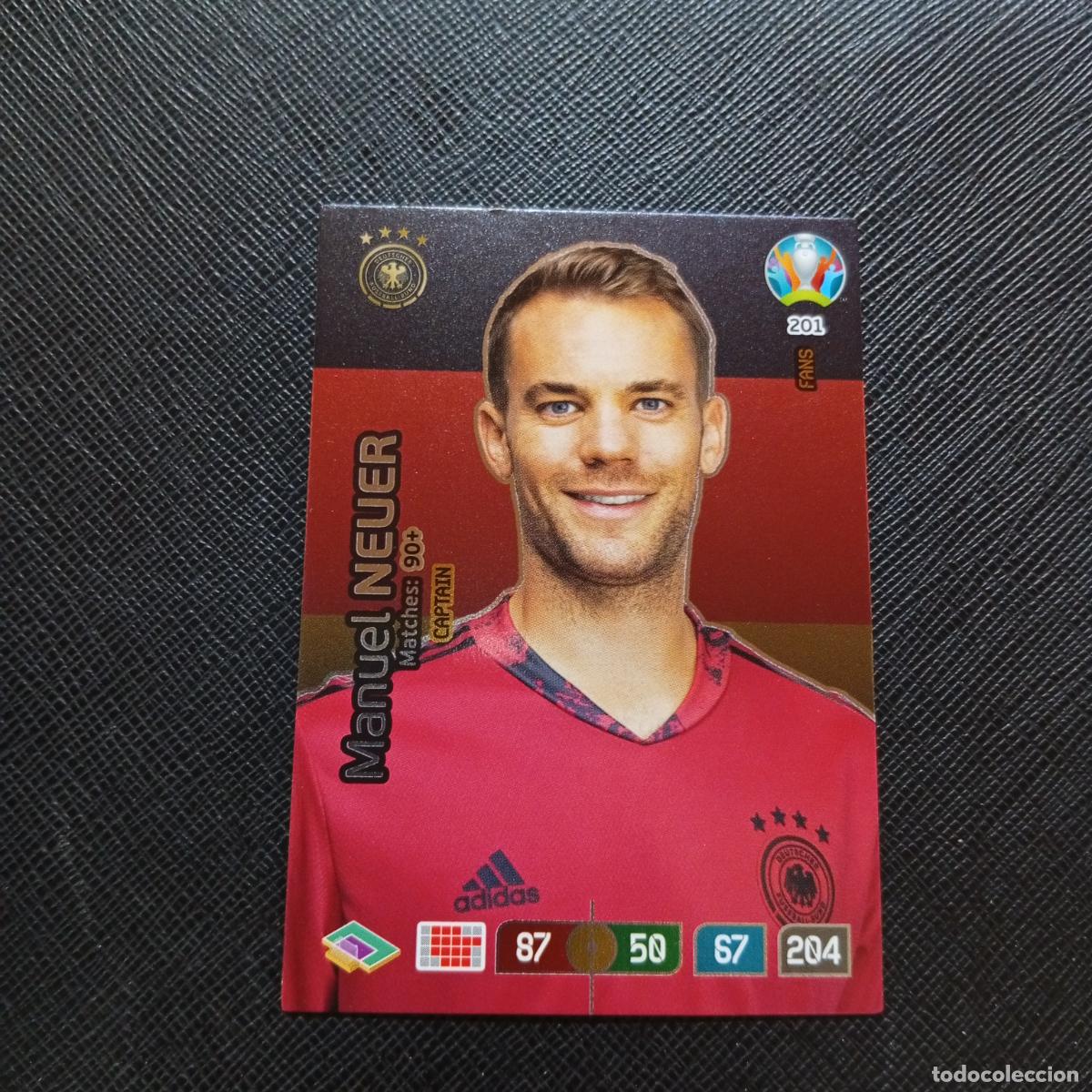 Cromos de F&uacute;tbol: 201 NEUER ALEMANIA PANINI ADRENALYN XL UEFA EURO 2020 CROMO FUTBOL 20- A209 PG16