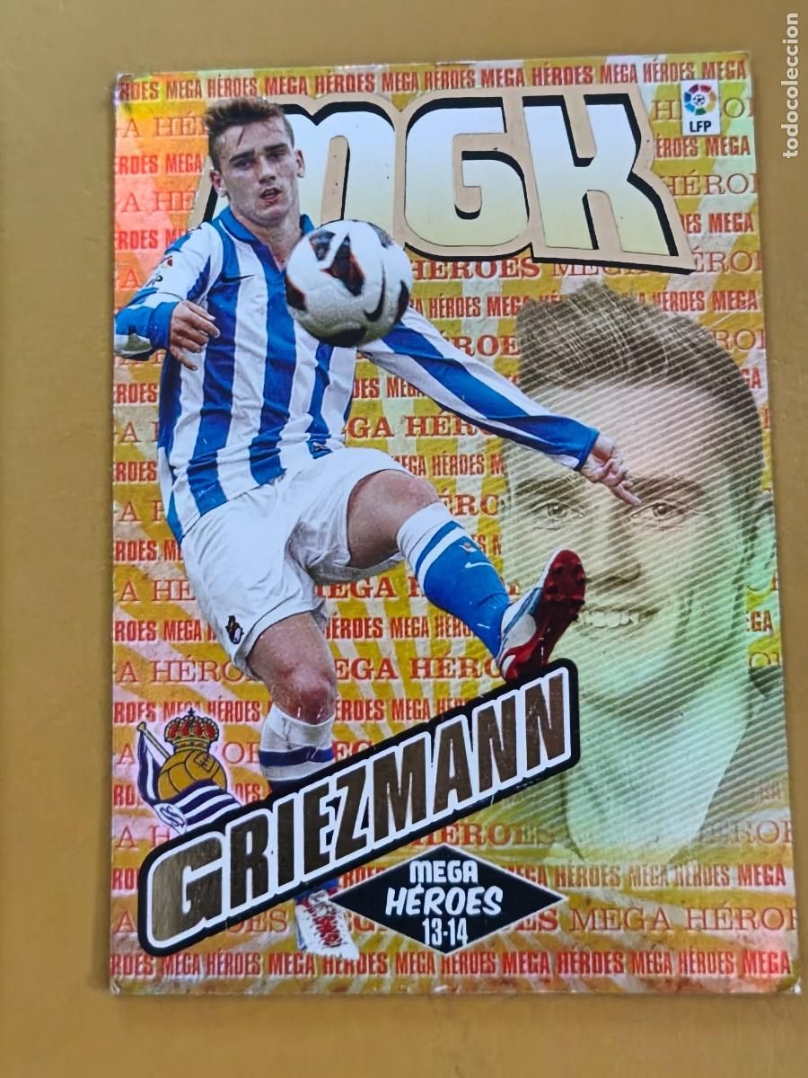 Cromos de F&uacute;tbol: griezmann, 2013 14 mega heroes