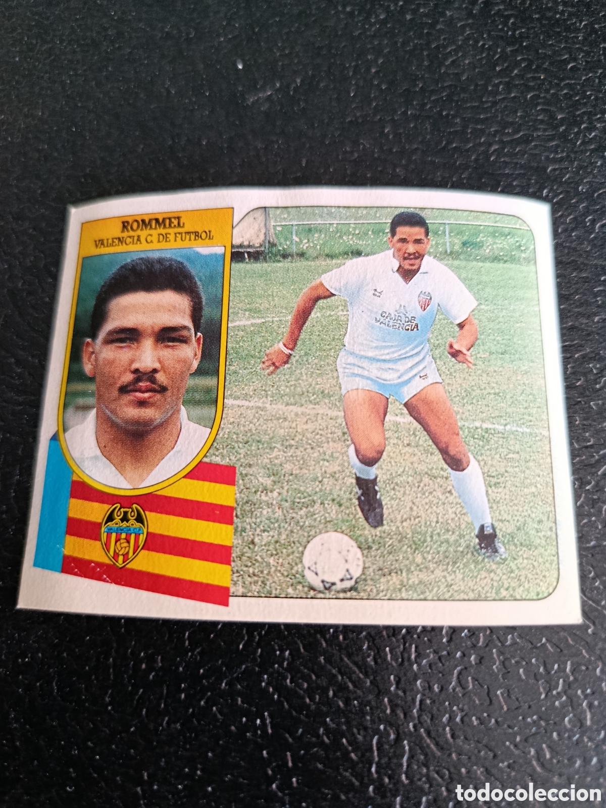 Cromos de F&uacute;tbol: ROMMEL FERNANDEZ VALENCIA COLOCA LIGA ESTE 1991/92 91 92 CARTON DESPEGADO