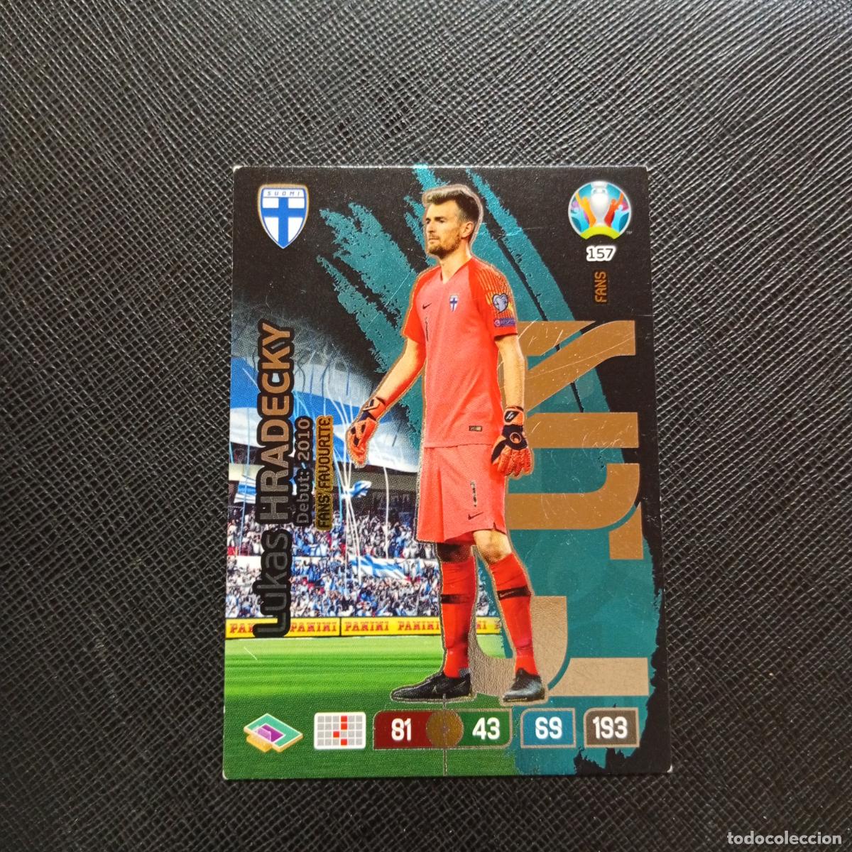 Cromos de F&uacute;tbol: 157 HRADECKY FINLANDIA PANINI ADRENALYN XL UEFA EURO 2020 CROMO FUTBOL 20- A209 PG16
