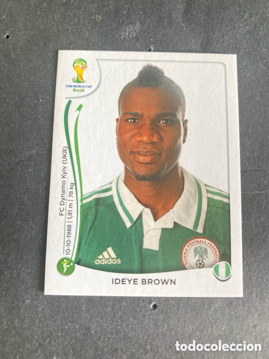 Cromos de F&uacute;tbol: Cromo Mundial Brasil 2014 Nigeria N* 485