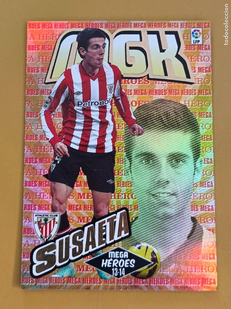 Cromos de F&uacute;tbol: susaeta, 2013 14 mega heroes