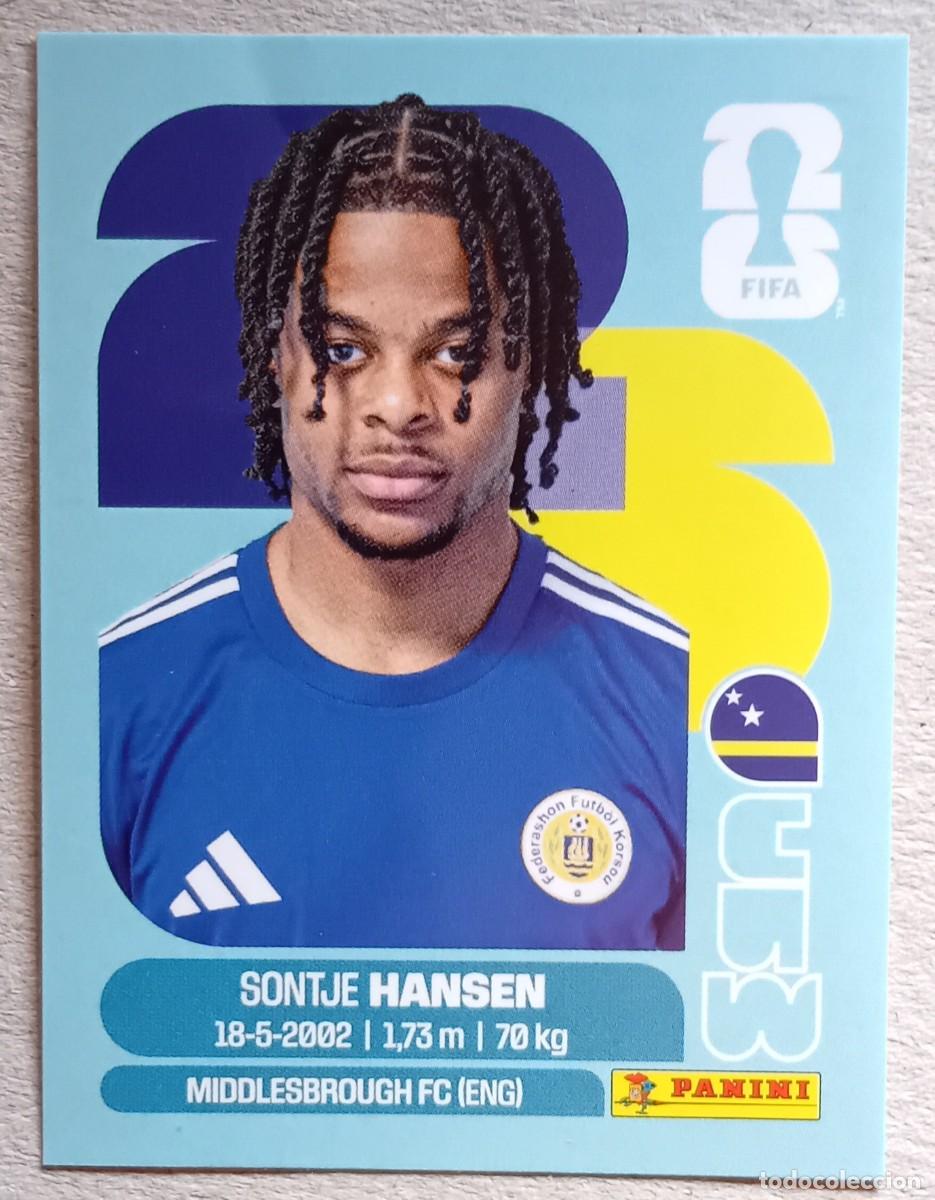 Cartes &agrave; collectionner de Football: Figurina Panini 2026 Cromo World Cup Usa Mundial 2026 Sontije Hansen Curacao n CUW 20
