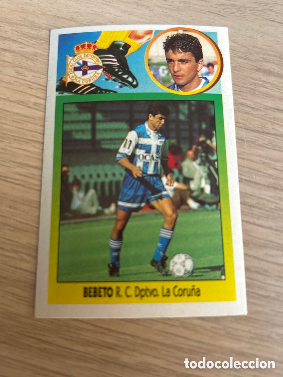Figurine di Calcio: BEBETO DEPORTIVO LIGA ESTE 1993 1994 93 94 ADHESIVO NUNCA PEGADO SIN PEGAR