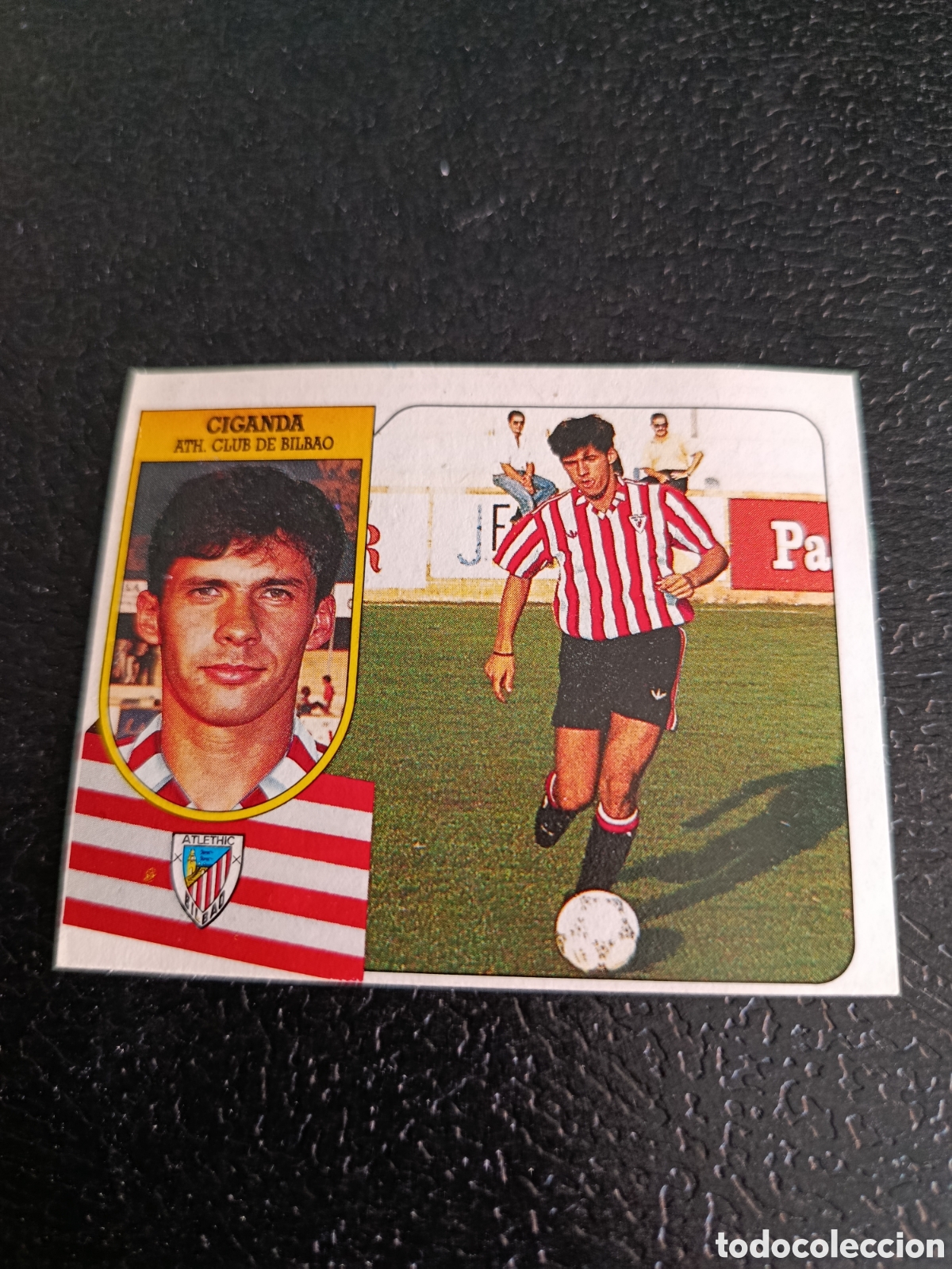 Cromos de F&uacute;tbol: ciganda fichaje 4 athletic de bilbao este 1991 1992 91 92 despegado