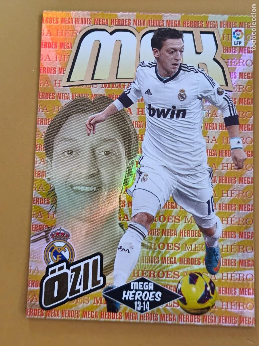 Fu&szlig;ball-Sticker: ozil, 2013 14 mega heroes