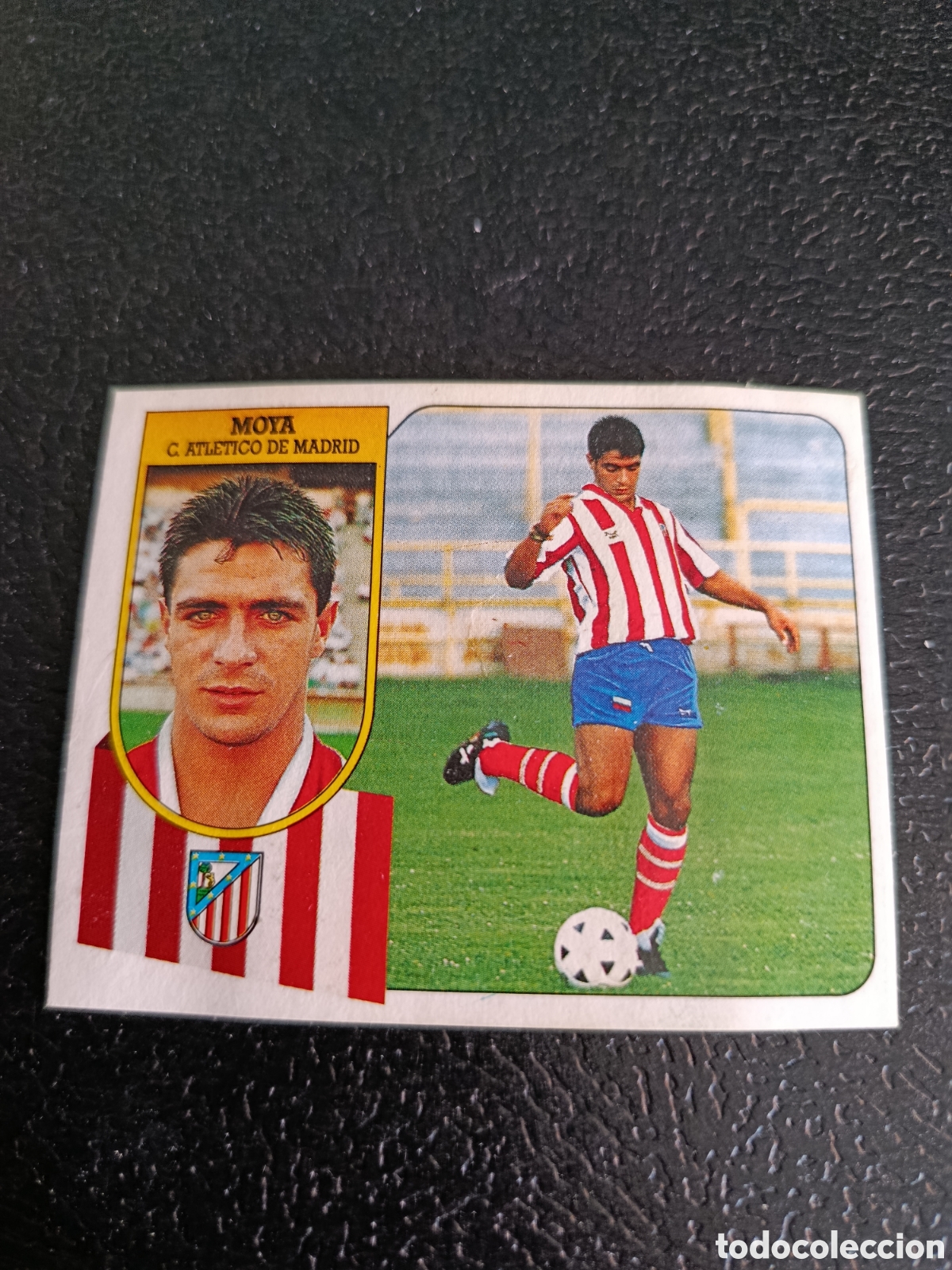 Cromos de f&uacute;tbol: MOYA ATL&Eacute;TICO MADRID FICHAJE 2 LIGA ESTE 1991 1992 91 92 DESPEGADO