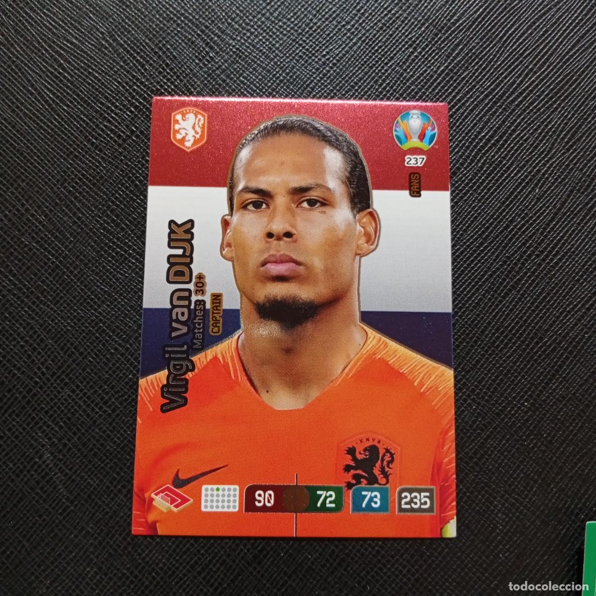 Cromos de F&uacute;tbol: 237 VAN DIJK HOLANDA PANINI ADRENALYN XL UEFA EURO 2020 CROMO FUTBOL 20- A209 PG17