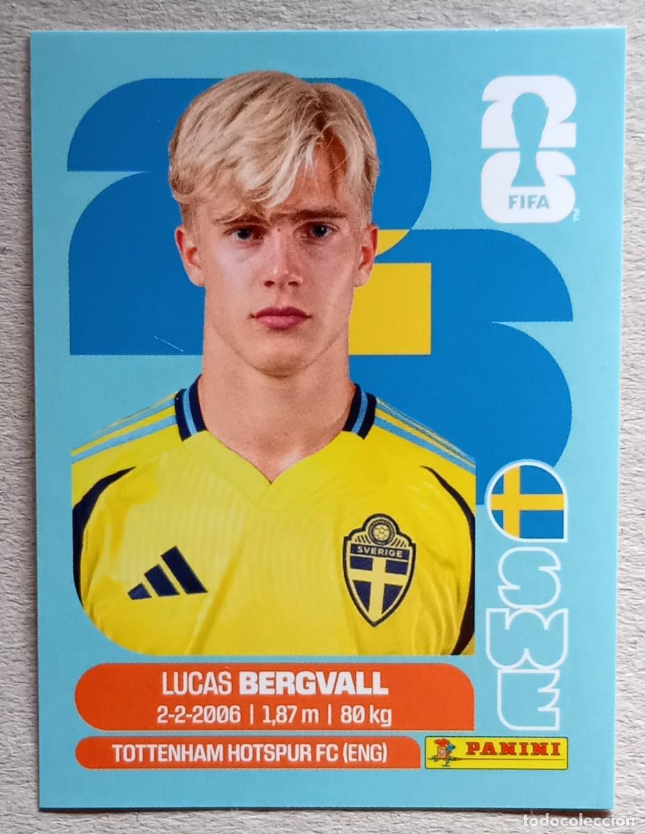 Cromos de F&uacute;tbol: Figurina Panini 2026 Cromo World Cup Usa Mundial 2026 Lucas Bergvall Sweden n SWE 8
