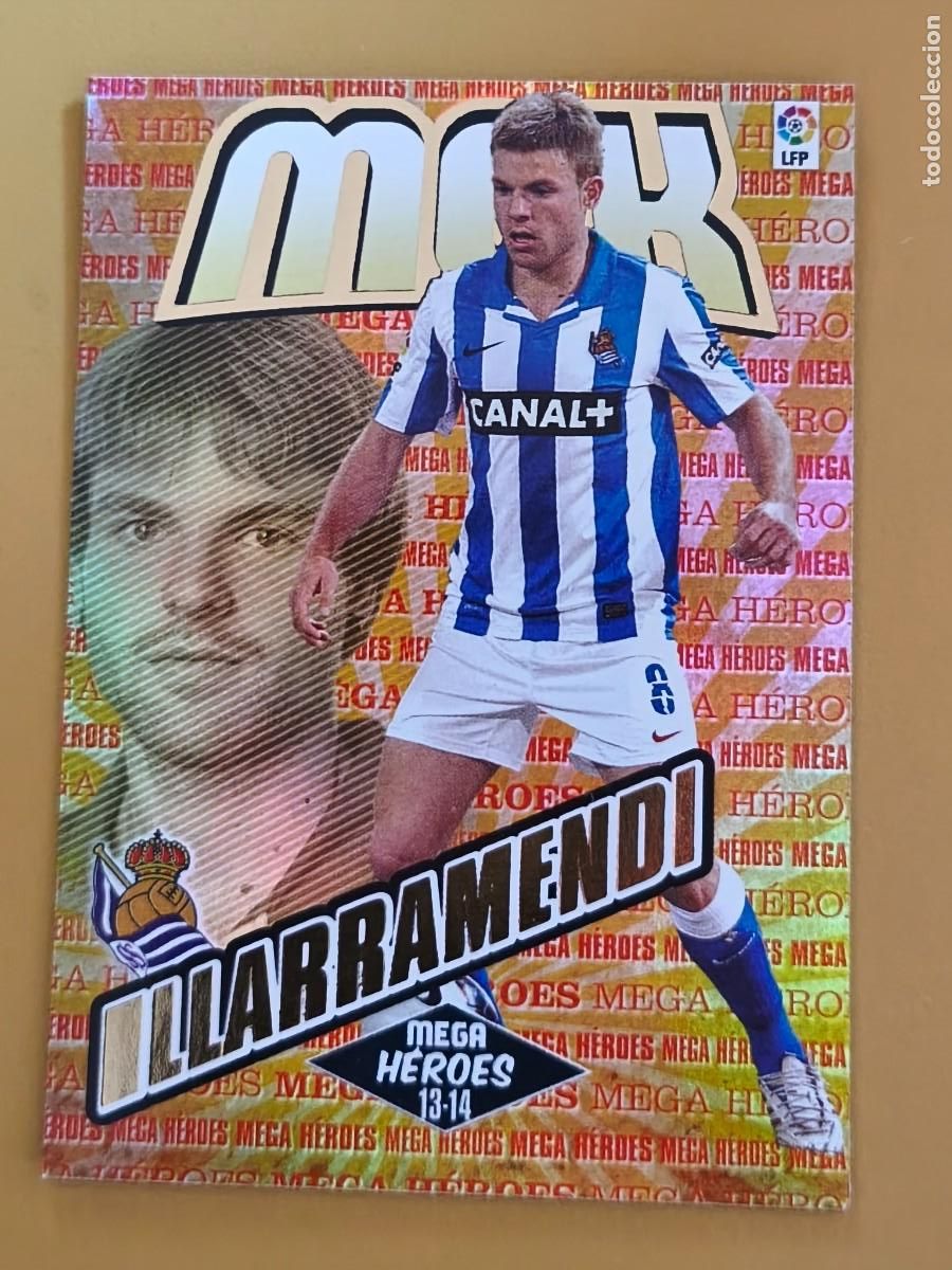 Cromos de F&uacute;tbol: illarramendi, 2013 14 mega heroes
